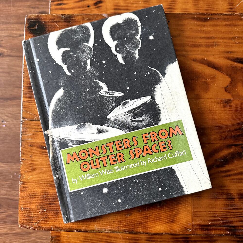 Vintage 1978 Monsters From Outer Space Hardcover Book